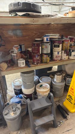 Large Lot of Professional Paint & Supplies - Sherwin Williams, KILZ, Behr