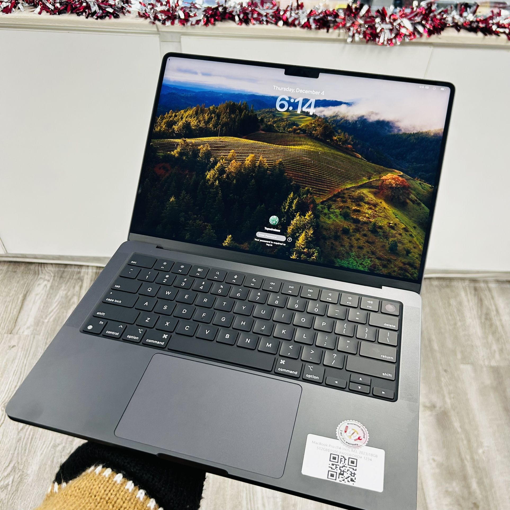 MacBook Pro 14 Inch M3 2023 18gb Ram 512gb 