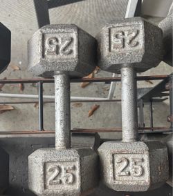 25 Pound Dumbbells