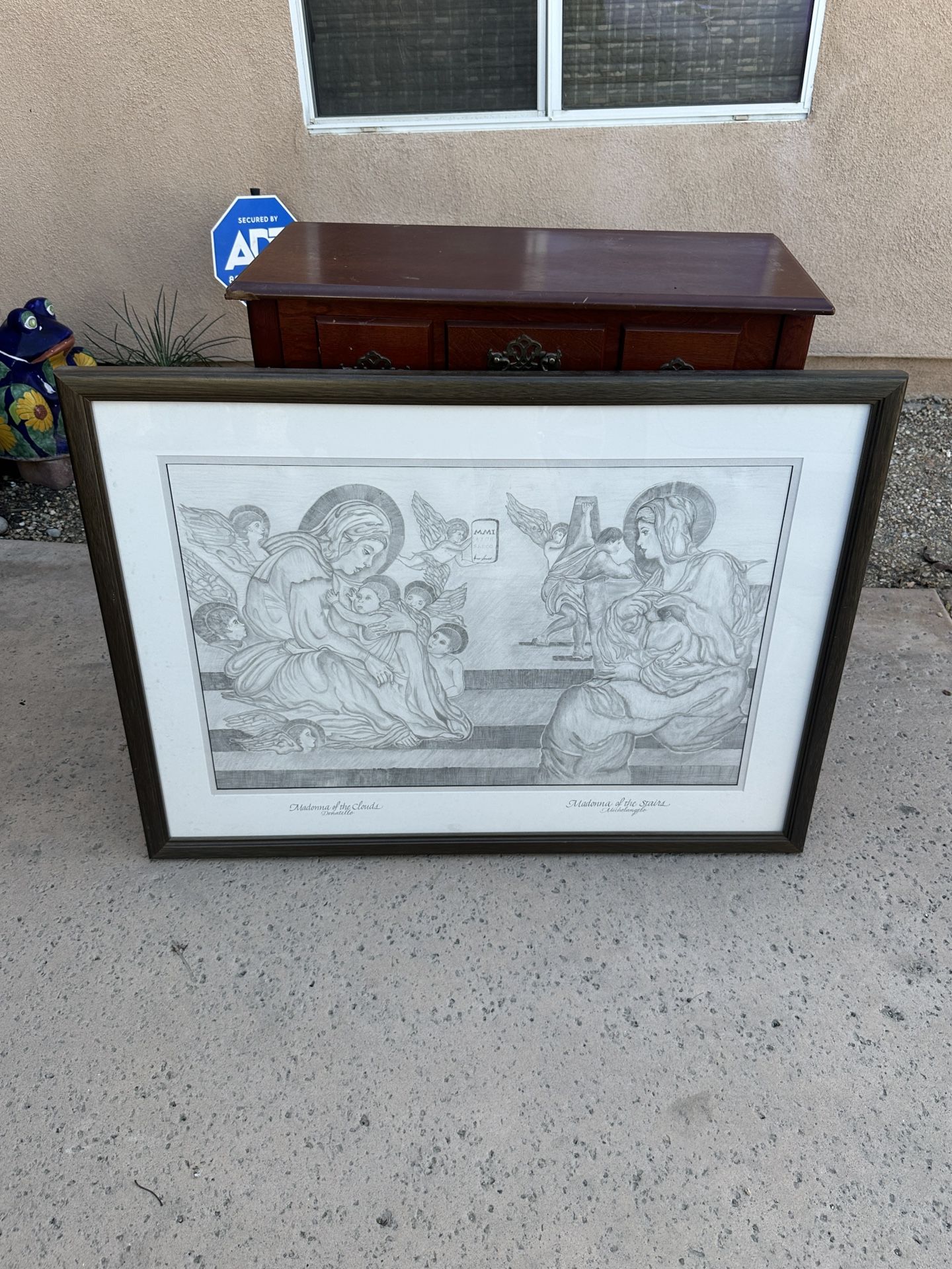 Madonna Of The Clouds/Stairs Art