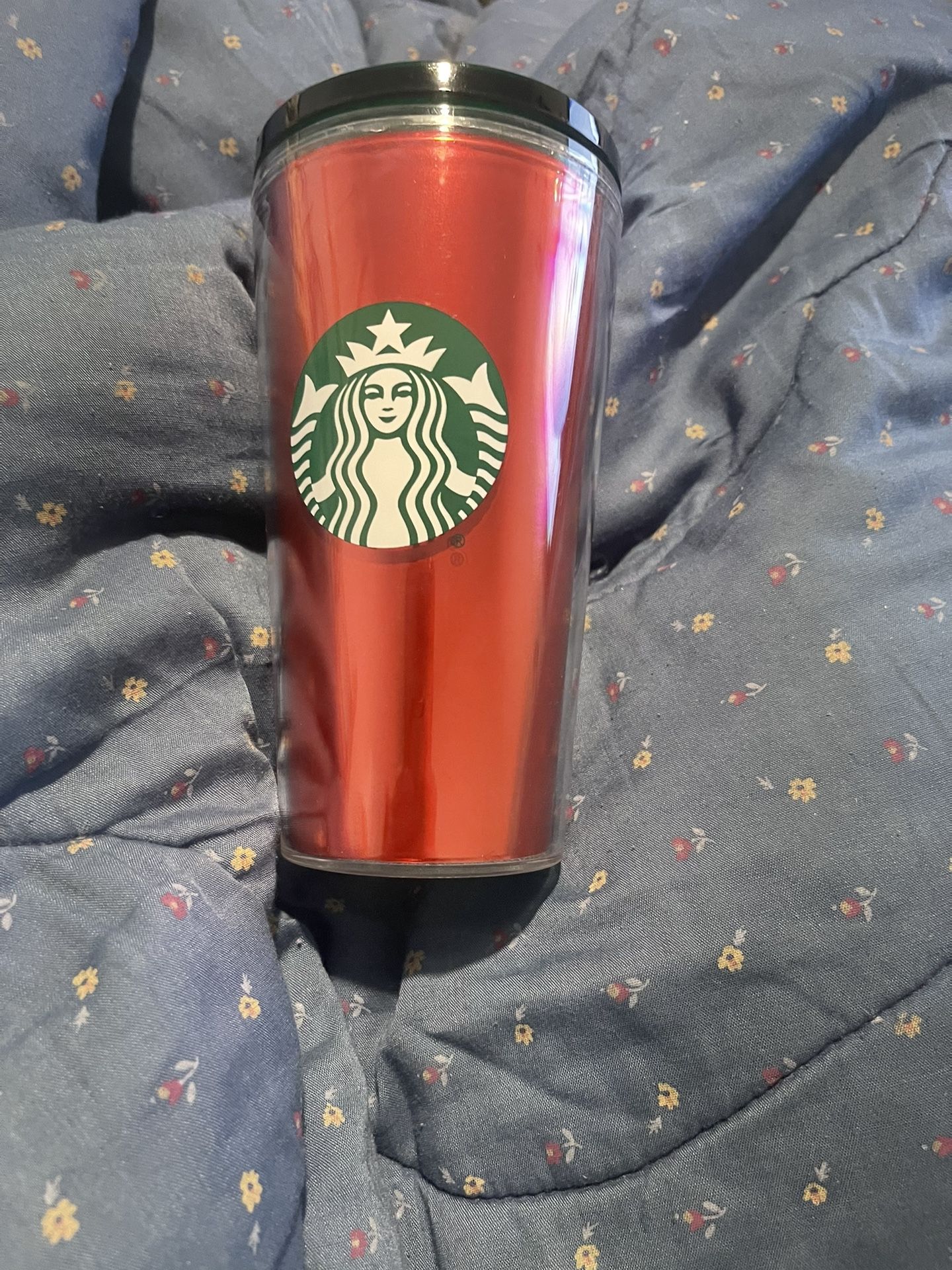 Starbucks Holiday Matte Red Tumbler 24 oz