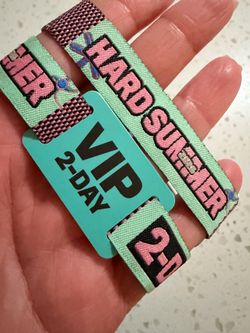 Hard summer vip two tickets