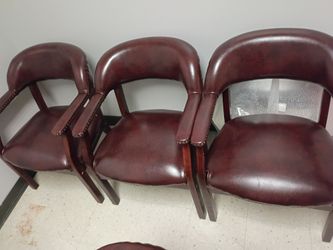 6 mahogany chairs