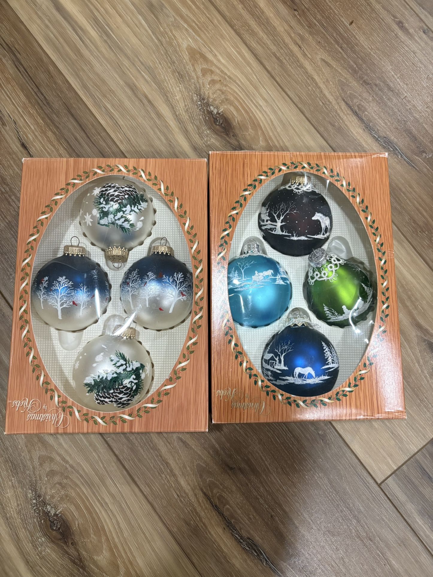 Vintage glass Christmas ornaments Christmas by Krebs