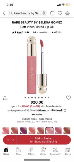 Rare Beauty Tinted Lip Oil 