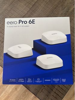 Amazon eero Pro 6E Tri-Band Mesh Wi-Fi System – Excellent Condition