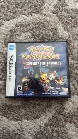 Pokemon mystery dungeon explorers of darkness for nintendo ds