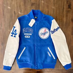 Los Angeles Dodgers Varsity Wool Leather Jacket