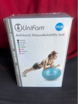Athletic Works Fitness Ball 55cm.  Box Was Opened But Never taken out or Used.