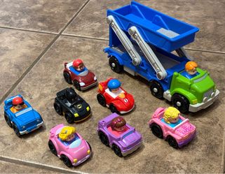 Little People wheelies cars
