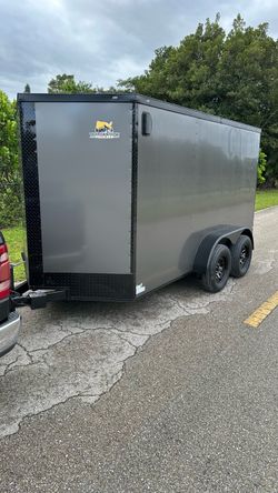 NEW 2027 6x12 TA ENCLOSED TRAILER