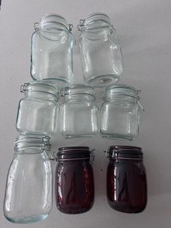 Glass vaccum seal jars/ bornioli rocco Fido jars