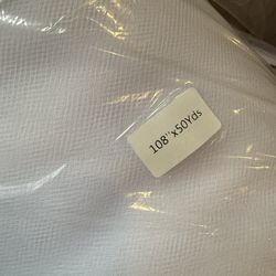 White Tulle 108” Wide X 50 Yards X 2