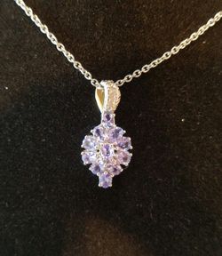 Real Tanzanite necklace