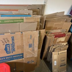 Various Sizes Of Cardboard Boxes