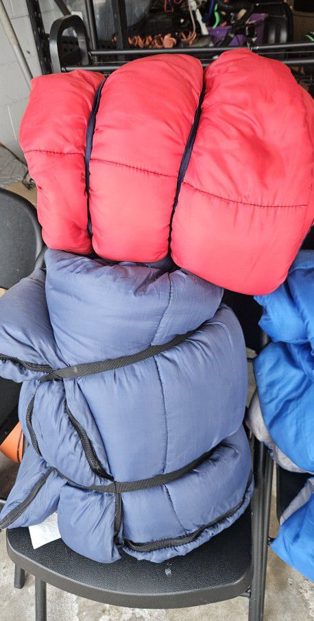 Sleeping Bags Adult & Youth Sizes, Used Only Once 