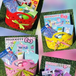 Hello Kitty Easter Kids Gift Basket (Delivery Available) 🛻🔥