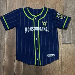 BoxLunch Monsters, Inc. Mike Wazowski Toddler Jersey 4T Blue/Green