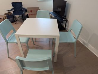 Ikea white dining table