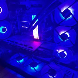 Gaming Setup With 4K 32” Monitor!
