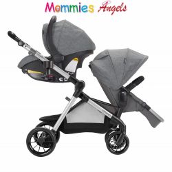 EVENFLO PIVOT XPAND MODULAR TRAVEL SYSTEM WITH SAFEMAX INFANT CAR SEAT. $95  pick up only bonanza and lamb