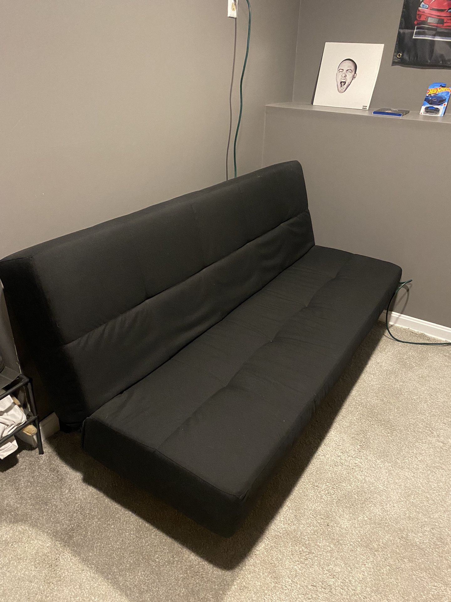 IKEA Futon / Sleeper Sofa (black)