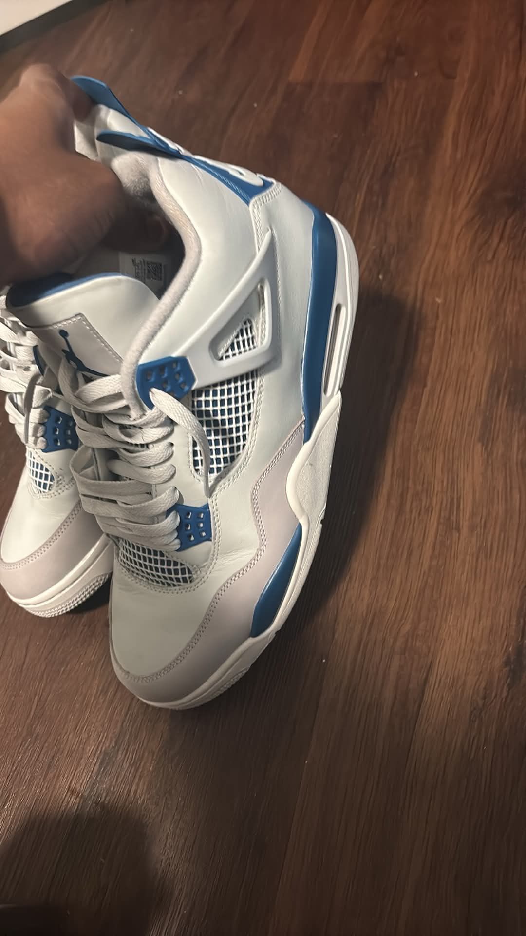 Jordan 4s Grey And Blue Size 12