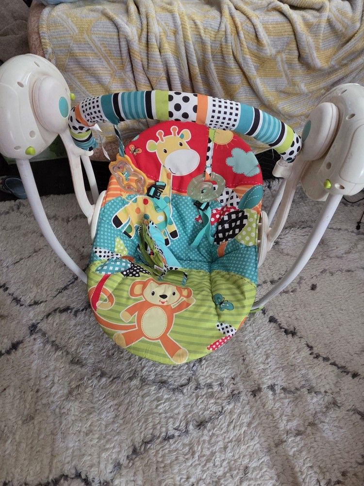 Small Baby swing And Minnie Bouncer