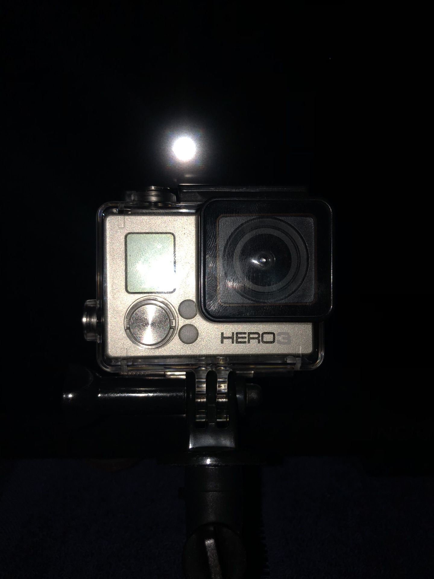 GoPro Hero 3 With multiple accessories/ Selfie Stick.