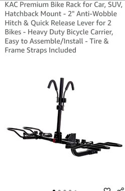Bicycle hitch rack Kac k2