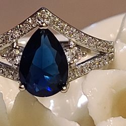 925 Silver Ring Size 8 New