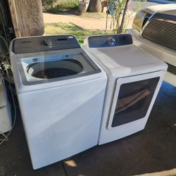 Samsung Washer And Electric Dryer Large Capacity 