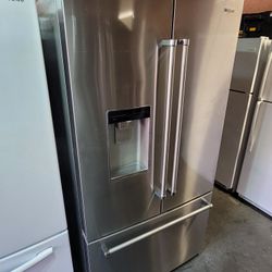 Whirlpool 36" Wide Stainless Steel French Door Refrigerator Counter Depth
