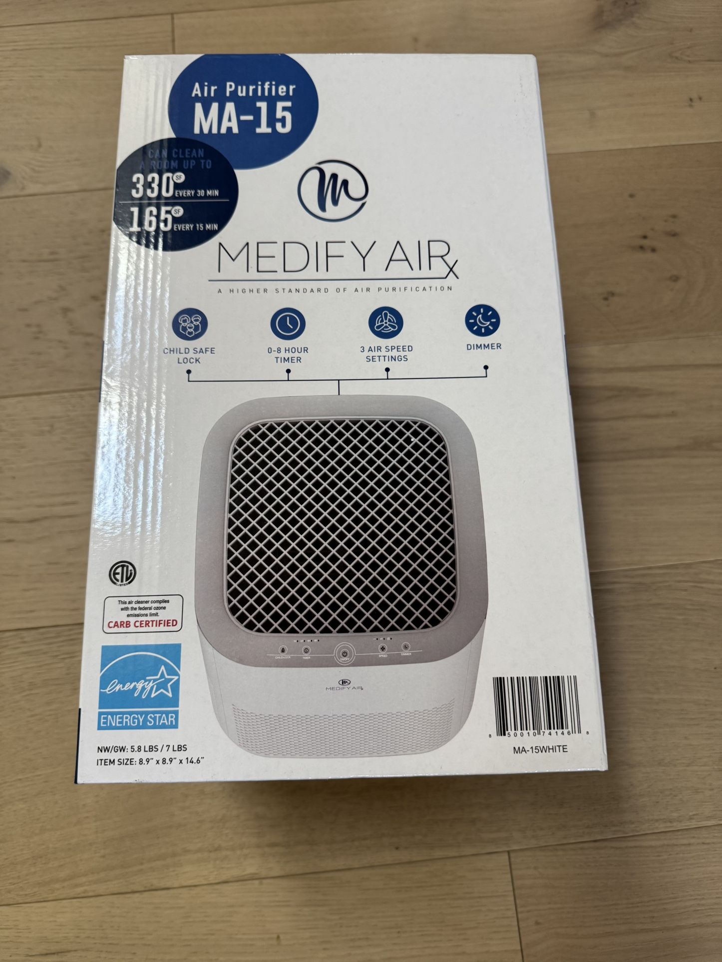 Set Of 2 Ma-15 Air Purifiers - Brand New Unused And One Still Packed Plastic