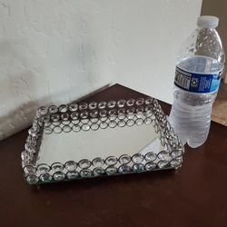 Mirror jewelry tray