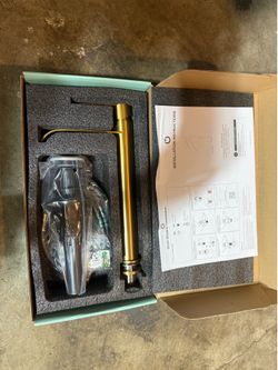 FORIOUS Tall Gold Bathroom Faucet
