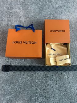Louis Vuitton Damier Graphite Belt with Box