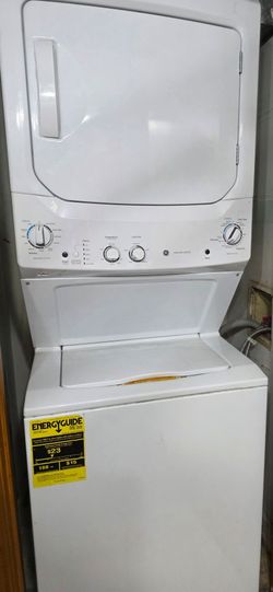 GE Washer with Stainless Steel Basket and 5.9 cu. ft. Capacity