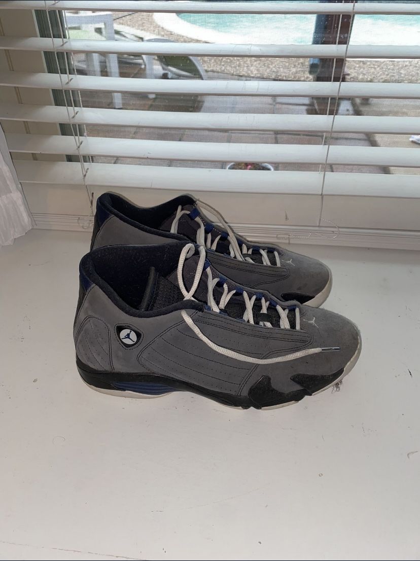 men's air jordan 14 retro 'graphite navy