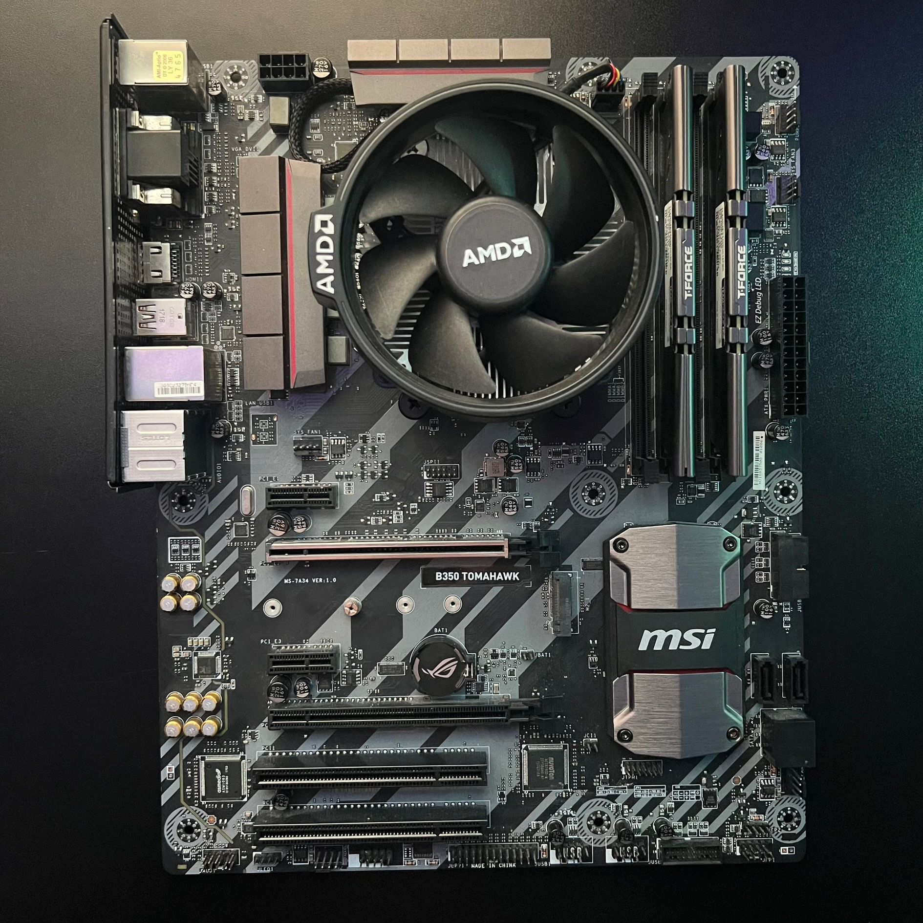 AM4 Bundle: B350 Tomahawk & R7 1700