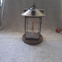 Vintage 2005 Disney Peter Pan Tinkerbell Lanter Ligh & Motion Display