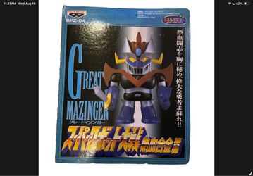GREAT MAZINGER Nekketsu Alloy Super Robot Wars BANPRESTO JAPAN 3 inches tall