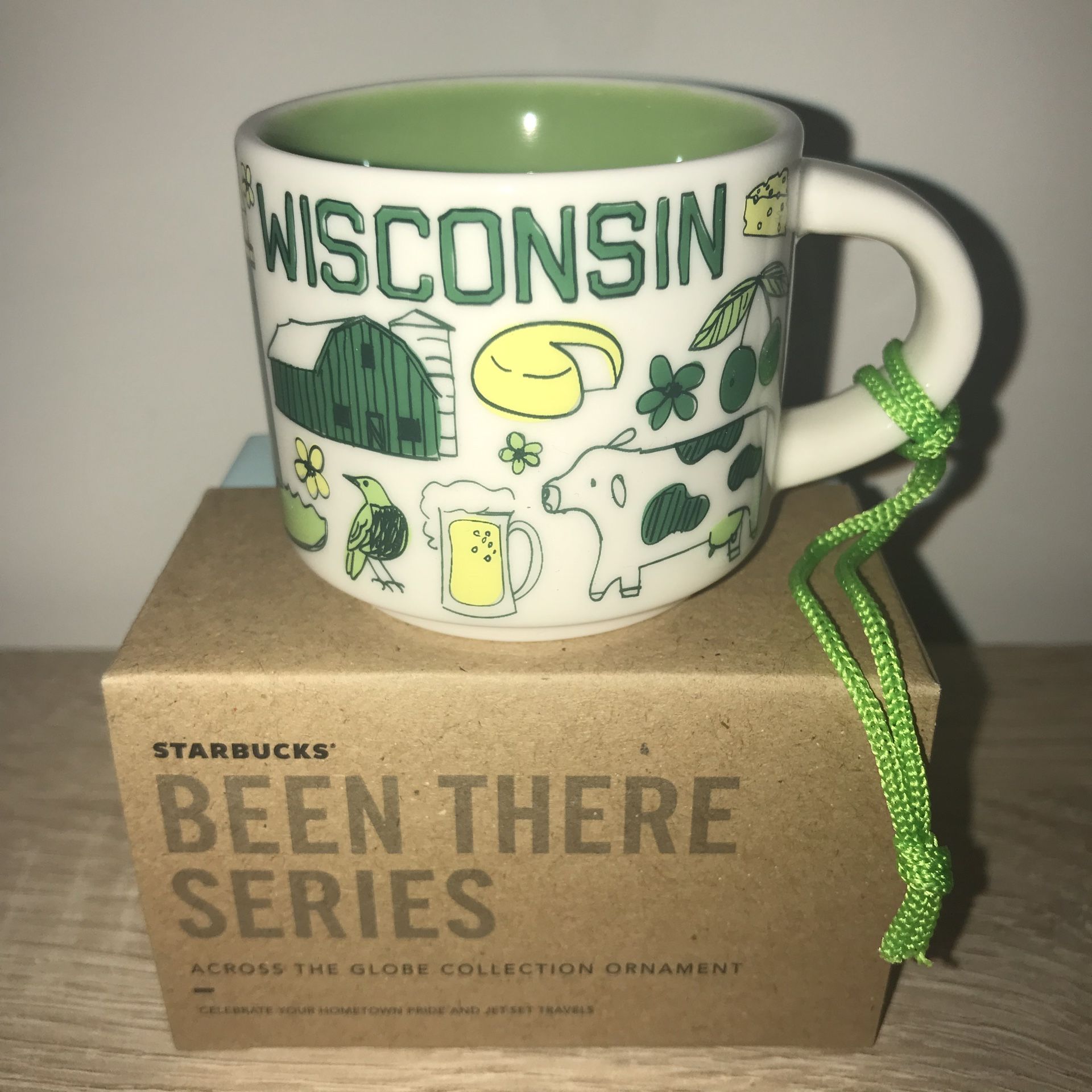 Starbucks Mug Ornament Wisconsin Mug Been There Series BTO