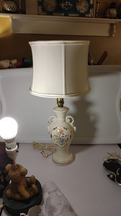 Antique Victorian style lamp with.shade