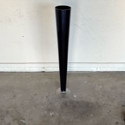 Black Trumpet Vases