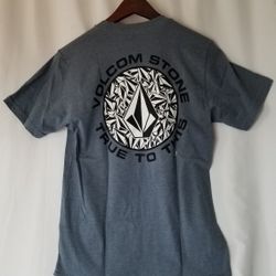 VOLCOM Shirt, Kids Large, Gray