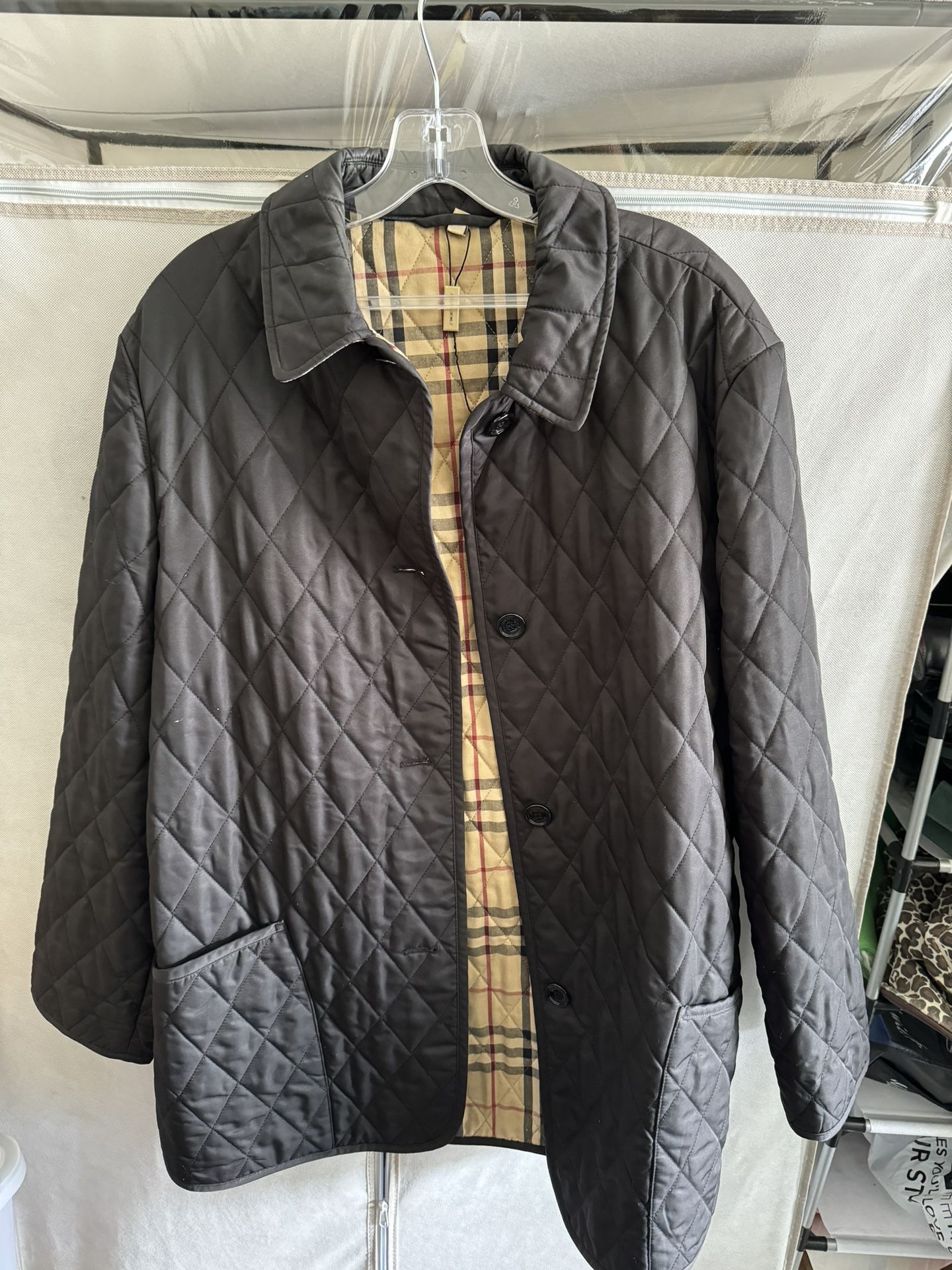 Burberry Black Quilted Jacket 