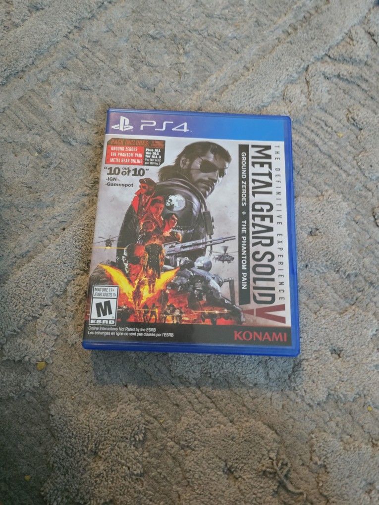 Metal Gear Solid   PS4
