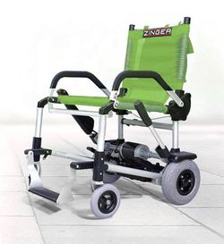 Zinger Model ZR-10.1 Powered Folding Chair Black