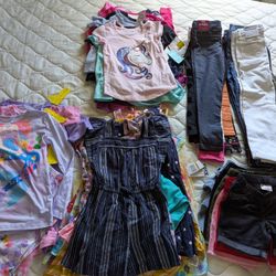 Brand New Bundle of  Toddler Girls' Clothing 63 Pieces